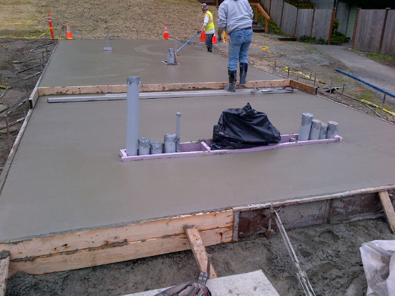 Finishing concrete